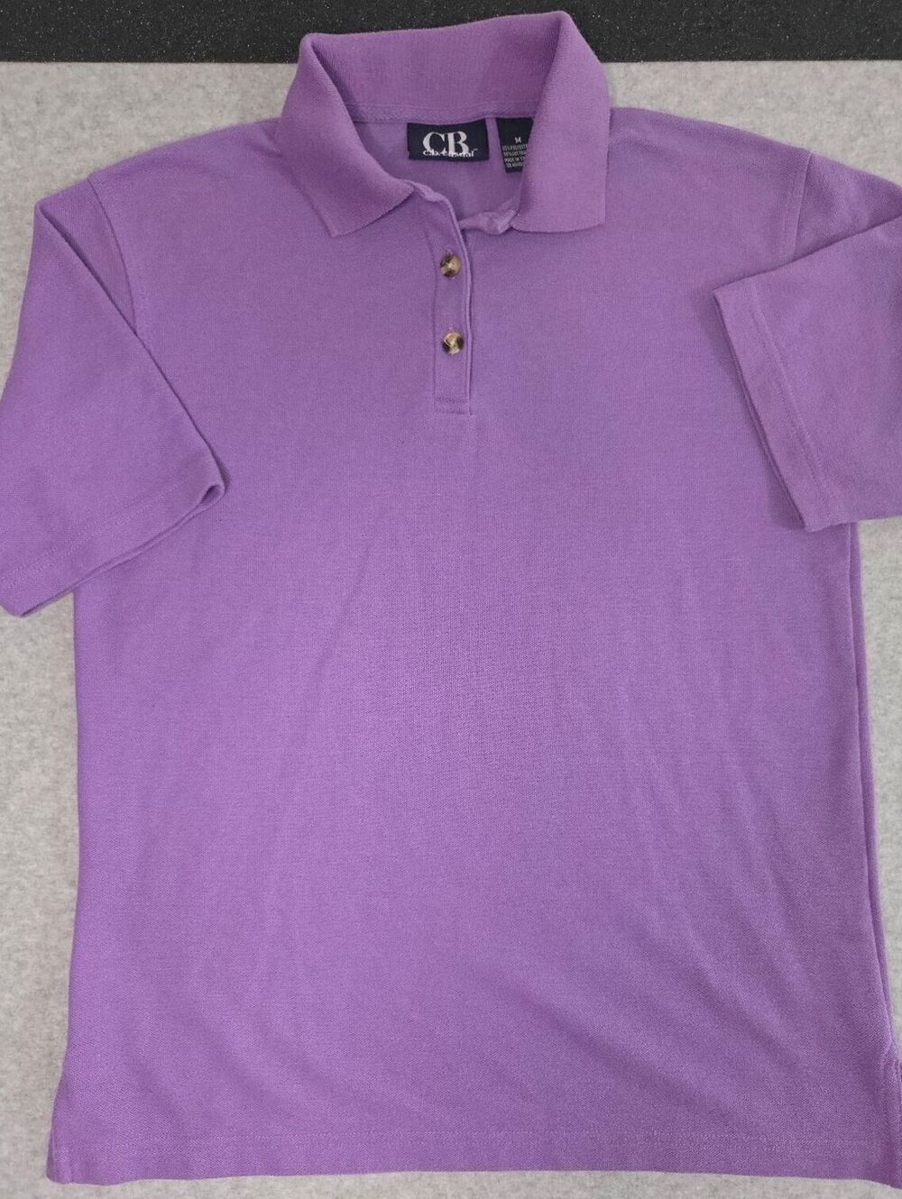 CB Casual Purple Polo Shirt Medium
